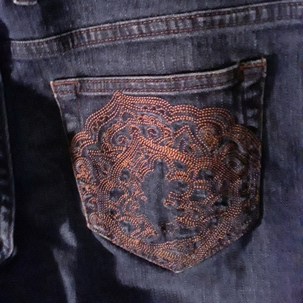 Disney Parks House of Mickey Bootcut Blue Jeans
